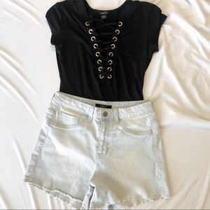 High Waisted Cheeky Denim Shorts- 5 for $25